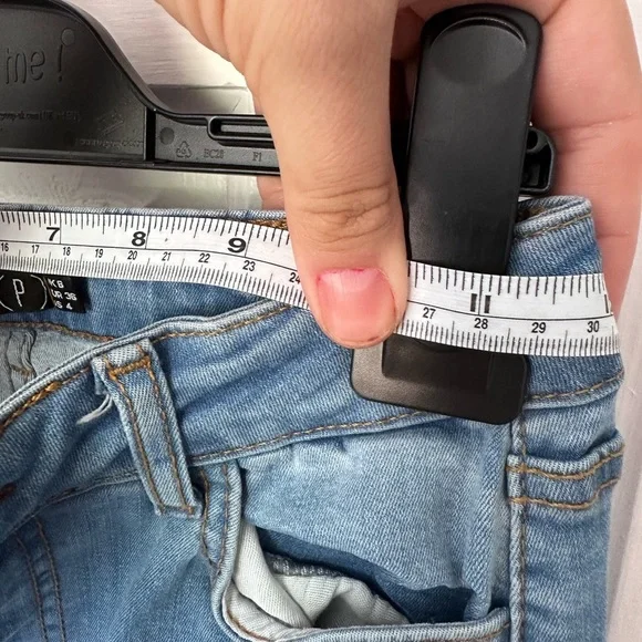 BOOHOO Petite Size 8 Blue Ripped Skinny Jeans - Picture 11 of 12